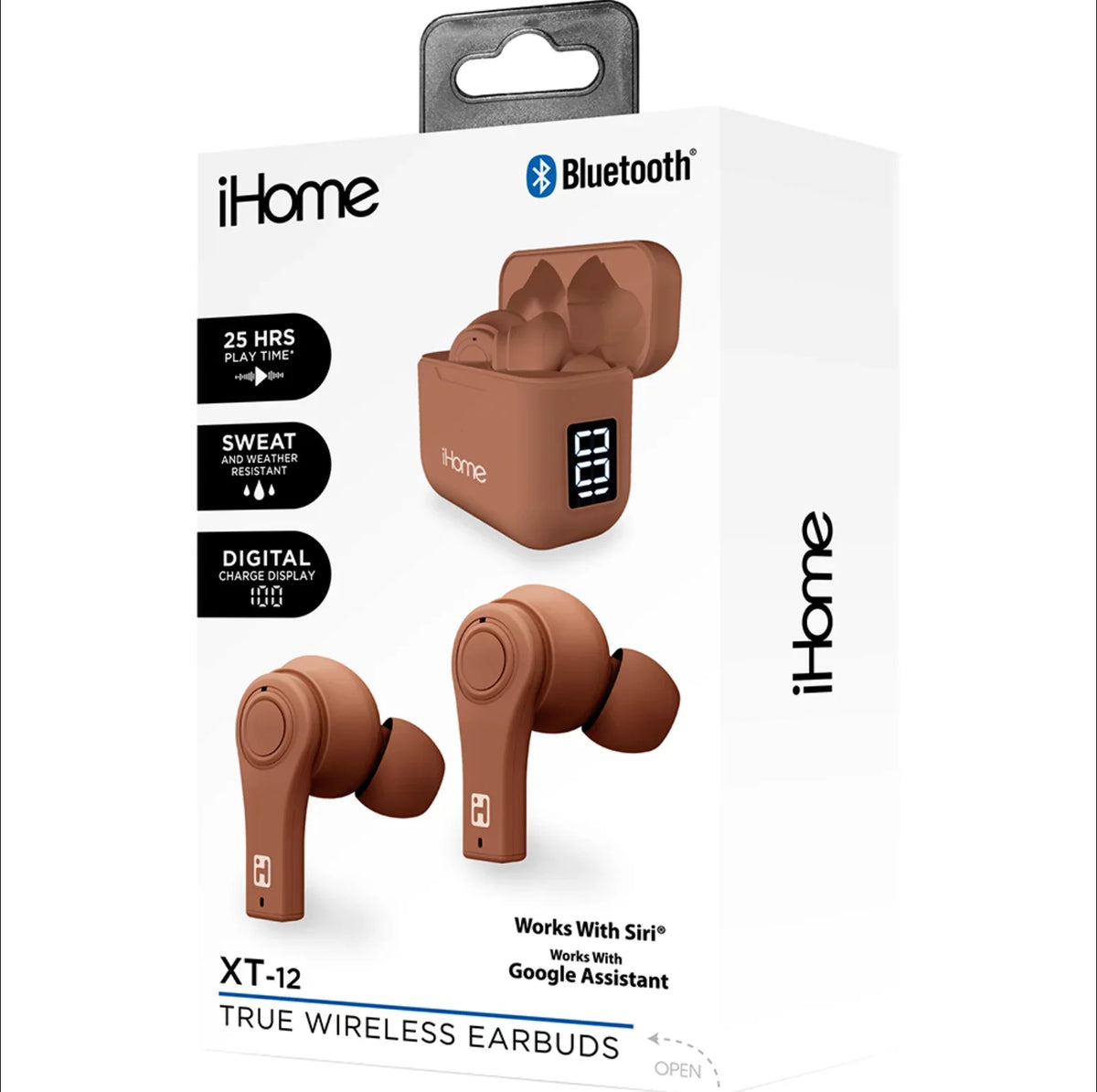 Tan - XT-12 True Wireless Earbuds iHome