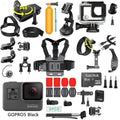 Package 4K GoPro Action Restored Camera GoPro ECommerce Action (Refurbished) 5 Accessories HERO CHDHX501 Camera Edition Kit 35in1 With Sport Black
