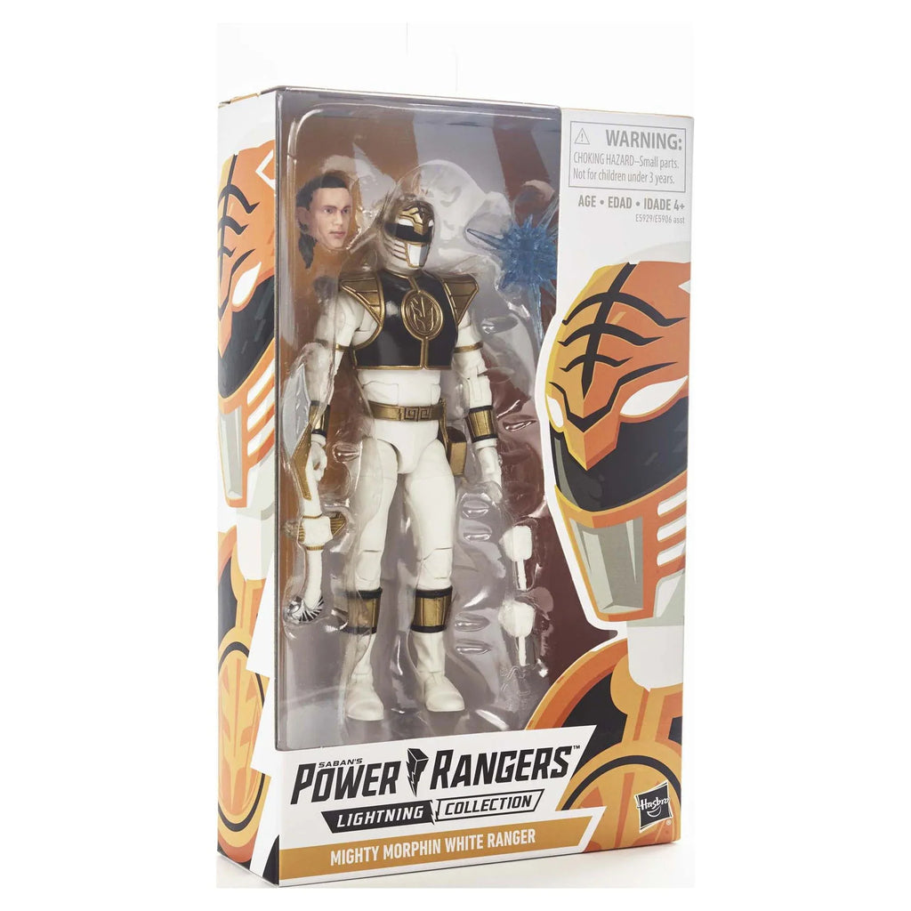 Ranger Figure 6-inch Power Lightning Collection White Morphin Mighty Rangers