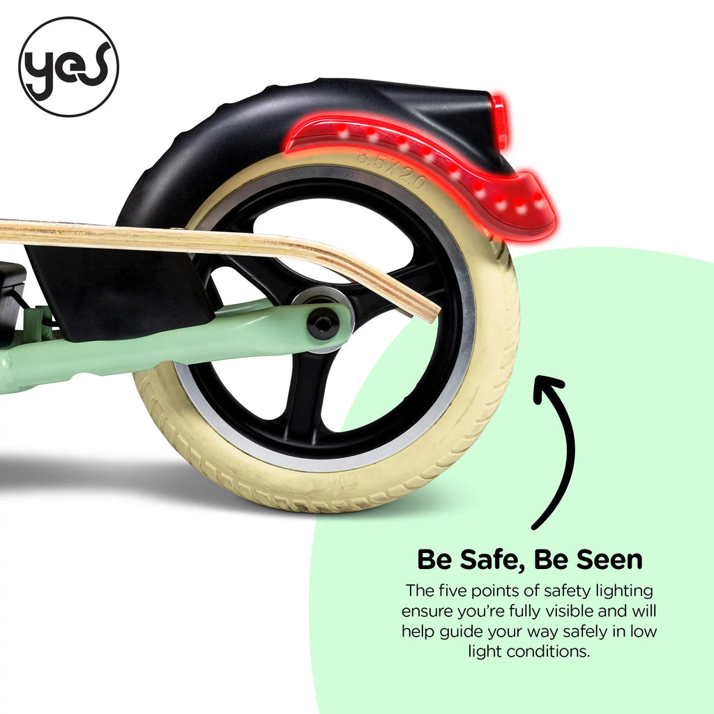 Foldable LED Adults (Green) Scooter Electric Display, YES Yvolution for Design