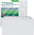 Furnace Filterbuy 20x20x4 Pleated Filters MERV 13 HVAC AC Air (5-Pack)
