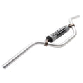 7/8" LX4 Aluminum Silver Bend Mini T-10 Handlebar High 2000 LEM Tusk For
