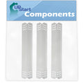 '- Flame Bar, Shield Heat BBQ Replacement Vaporizer Parts 3-Pack Plate Compatible Tent Barbeque Stainless Grill Flavorizer Tamer, Cover 16 for Steel Bar, 860-0003 Burner 1/8" Kitchenaid
