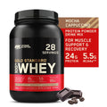 28 Servings Whey Gold 2 Standard Cappuccino, Powder, Optimum lb, Nutrition, 100% Mocha Protein