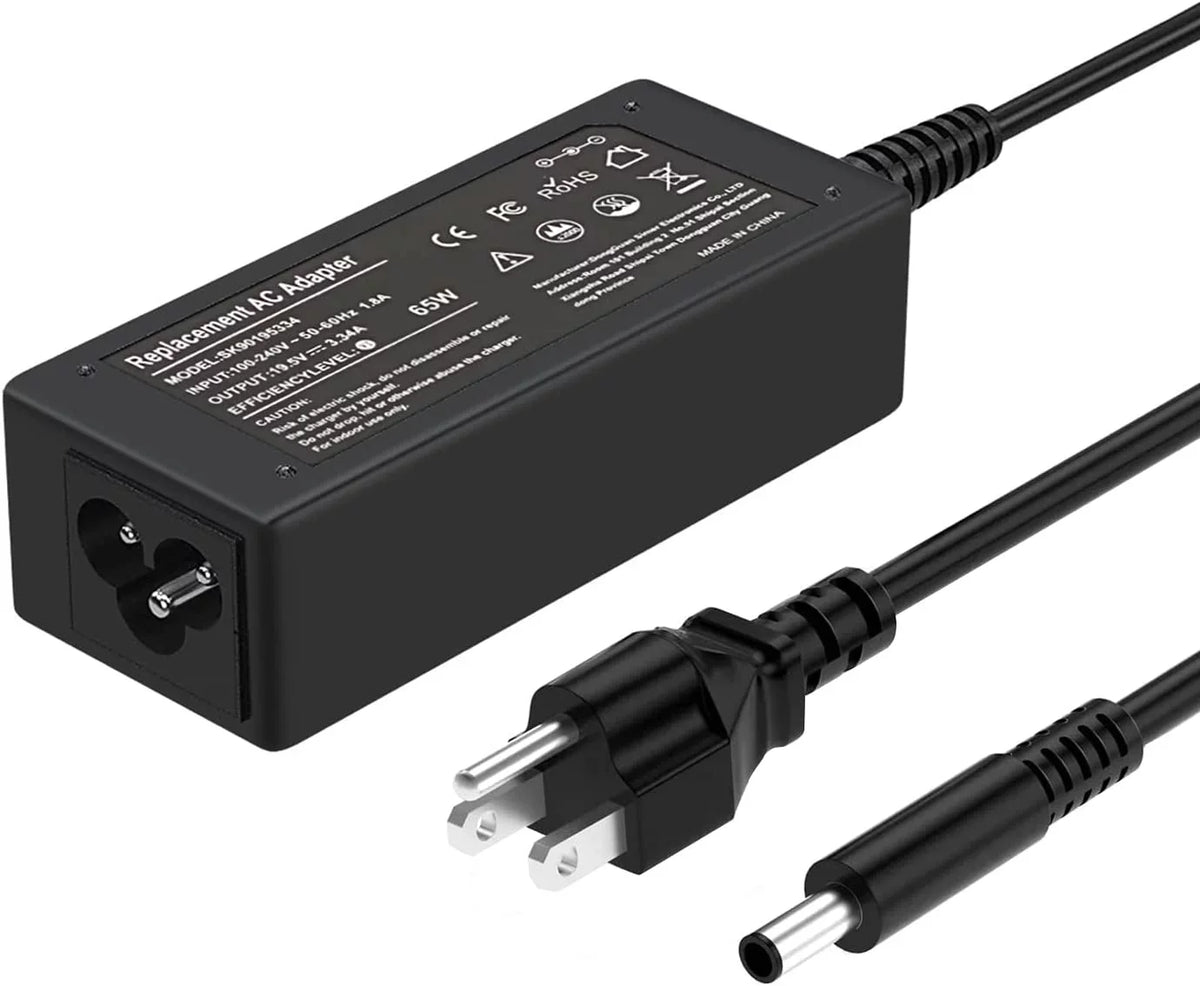 P54G 65W/45W P55F P32E P24T New P20T P75F AC P30E P51F for P58F P25T P60G P28E Dell P57G P69G Inspiron Charger P66F