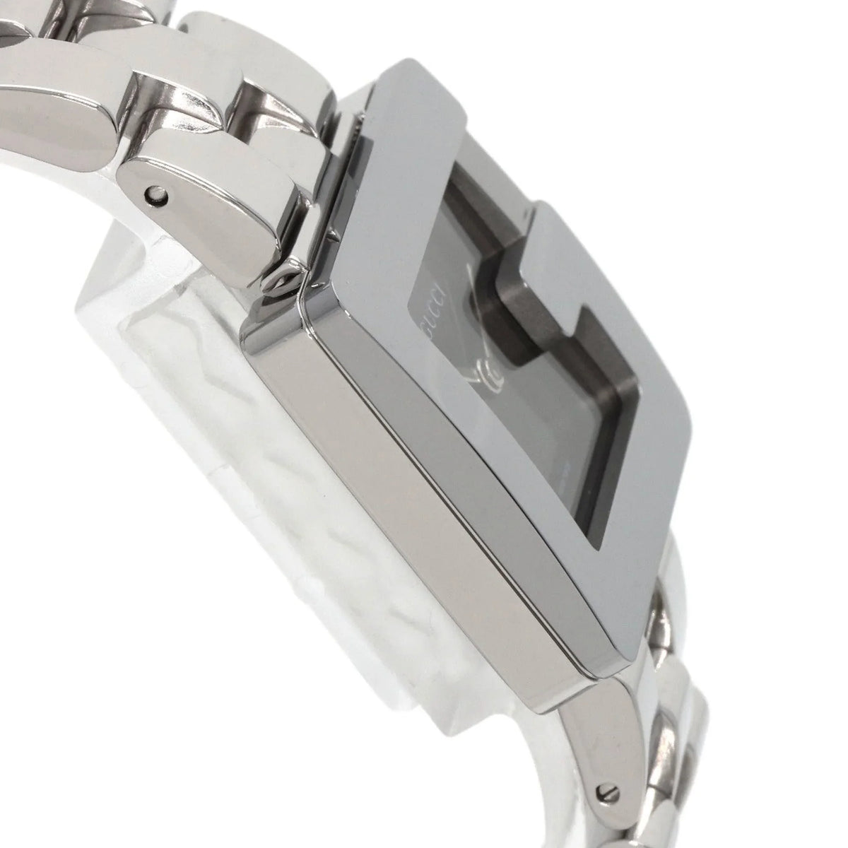 GUCCI Boys G Watch Square Face 3600J Pre-Owned Steel/SS (Good) Stainless Gucci