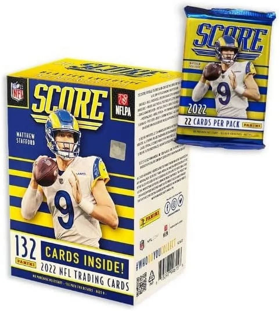 2022 Score Football Box Packs) (11 Trading Panini BLASTER NFL Card