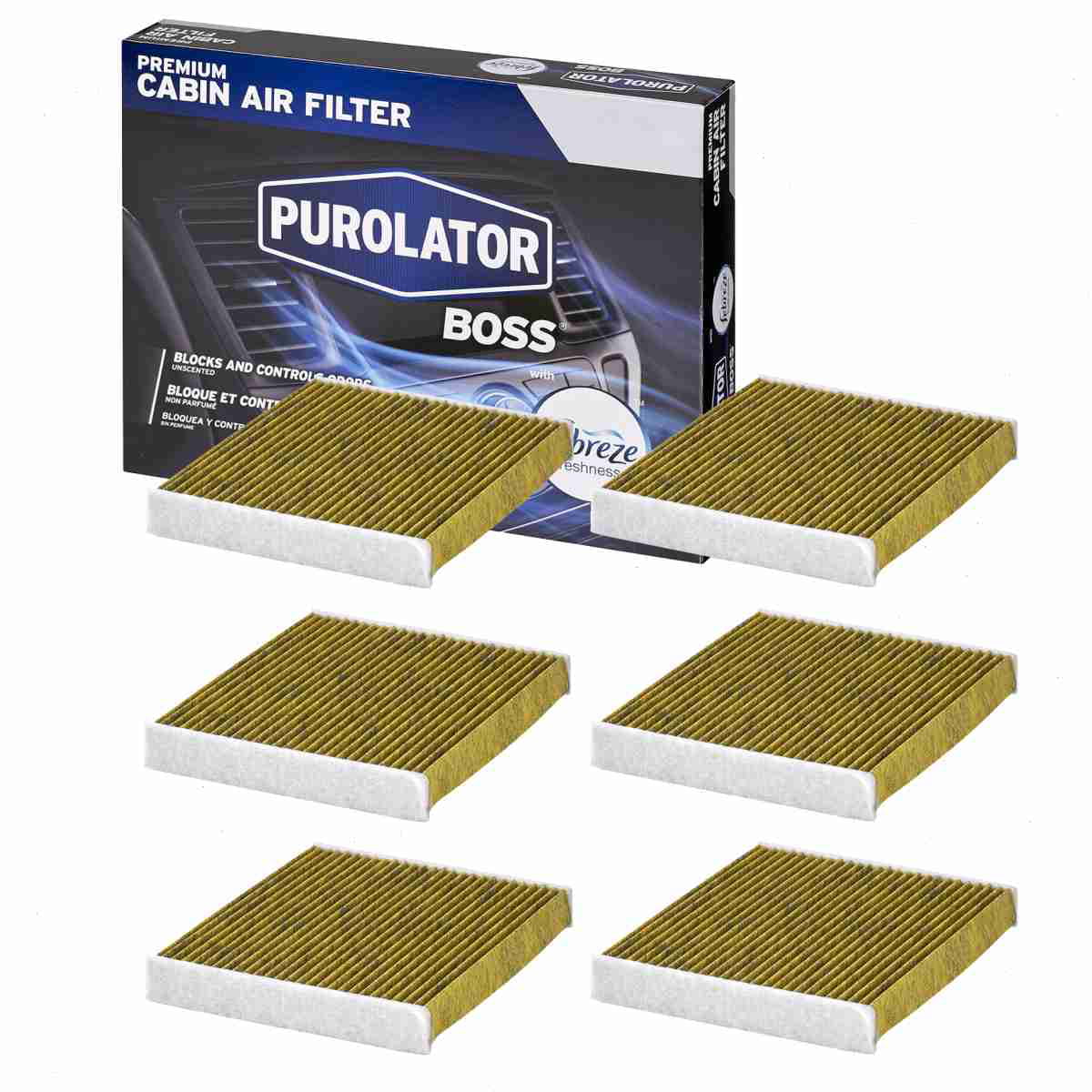 2006-2018 815 Filters Conditioning Heating PBC35667 pc Purolator Ventilation Air TOYOTA Air RAV4, TOYOTA select: BOSS CAMRY 2007-2017 Fits Filters HVAC Cabin Vent 6 for