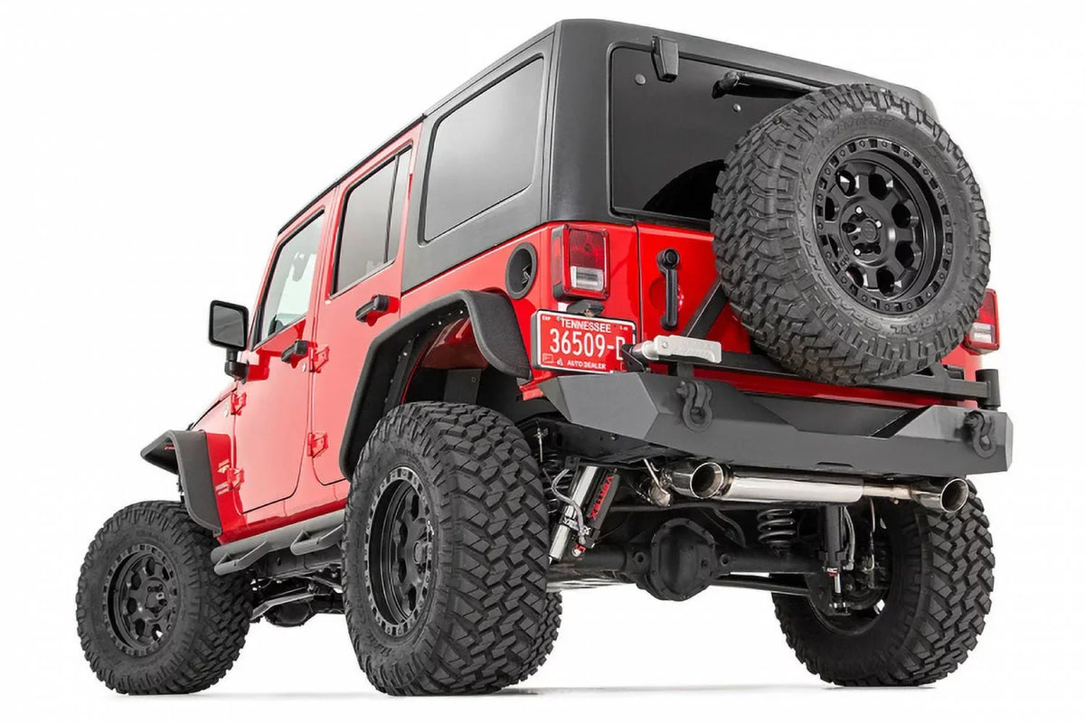 Wrangler 10594A Jeep Bumper Carrier JK Country w/Tire - for Rear 2007-2018 Rough