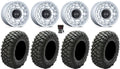 KingQuad Black Tires Kawasaki Yamaha Honda Brute Wheels Si Rhino XR 14" Rhino Chamber Force Crawler 30" Suzuki Rincon