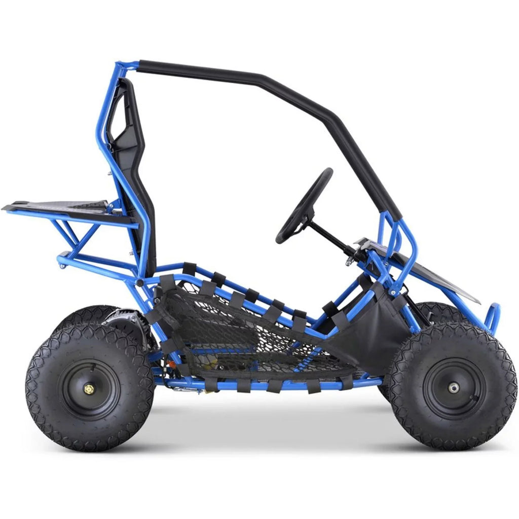 Maverick Blue Go Kart 1000w Electric 36v MotoTec