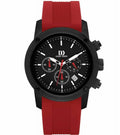 Steel Rubber Black Watch Stainless IQ24Q1020 Design Danish Quartz Dial Men's