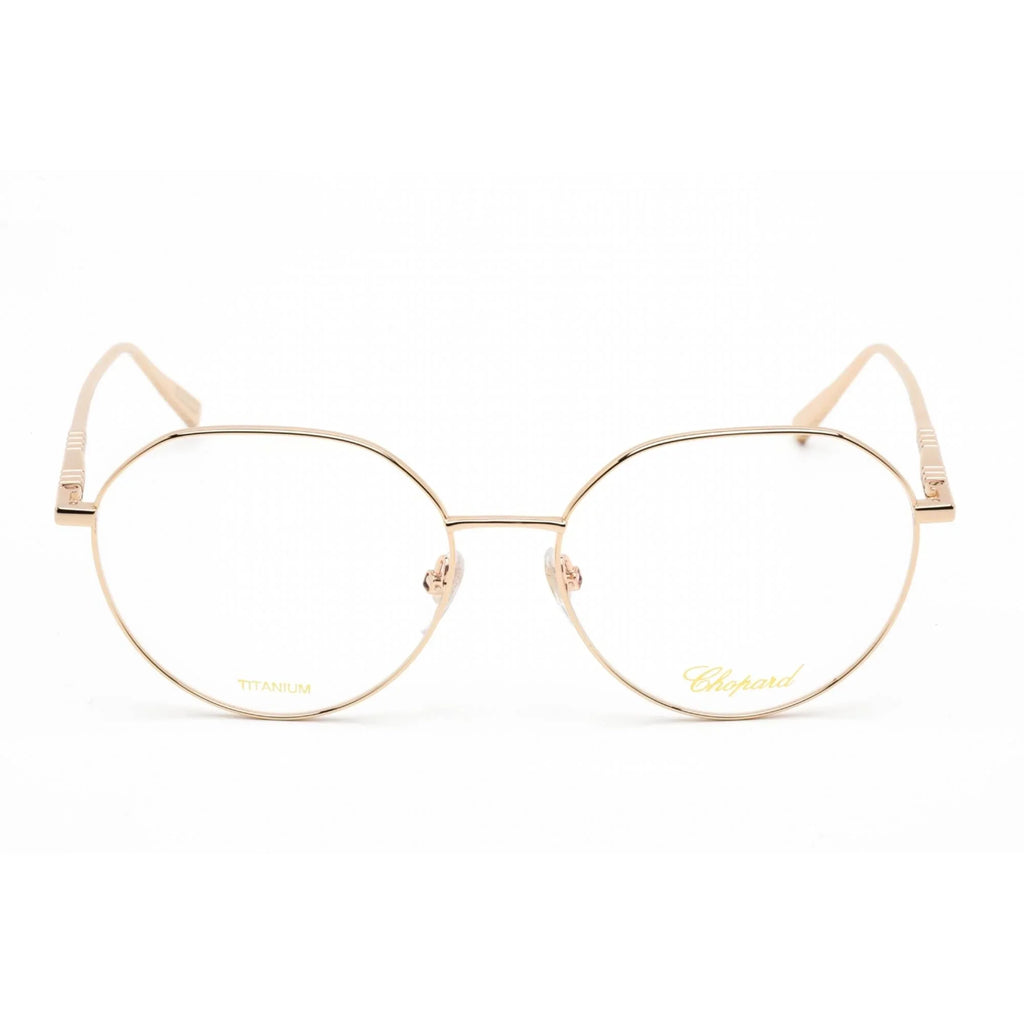 Gold Chopard Women's Metal Eyeglasses Shiny Rose 0300 VCHF71M