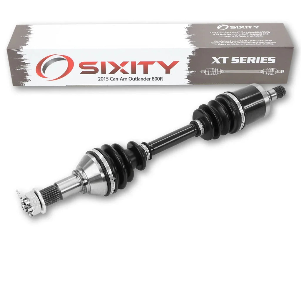 '- EFI Front XT compatible Left Sixity 4X4 800R Can-Am Axle with 2015 Outlander