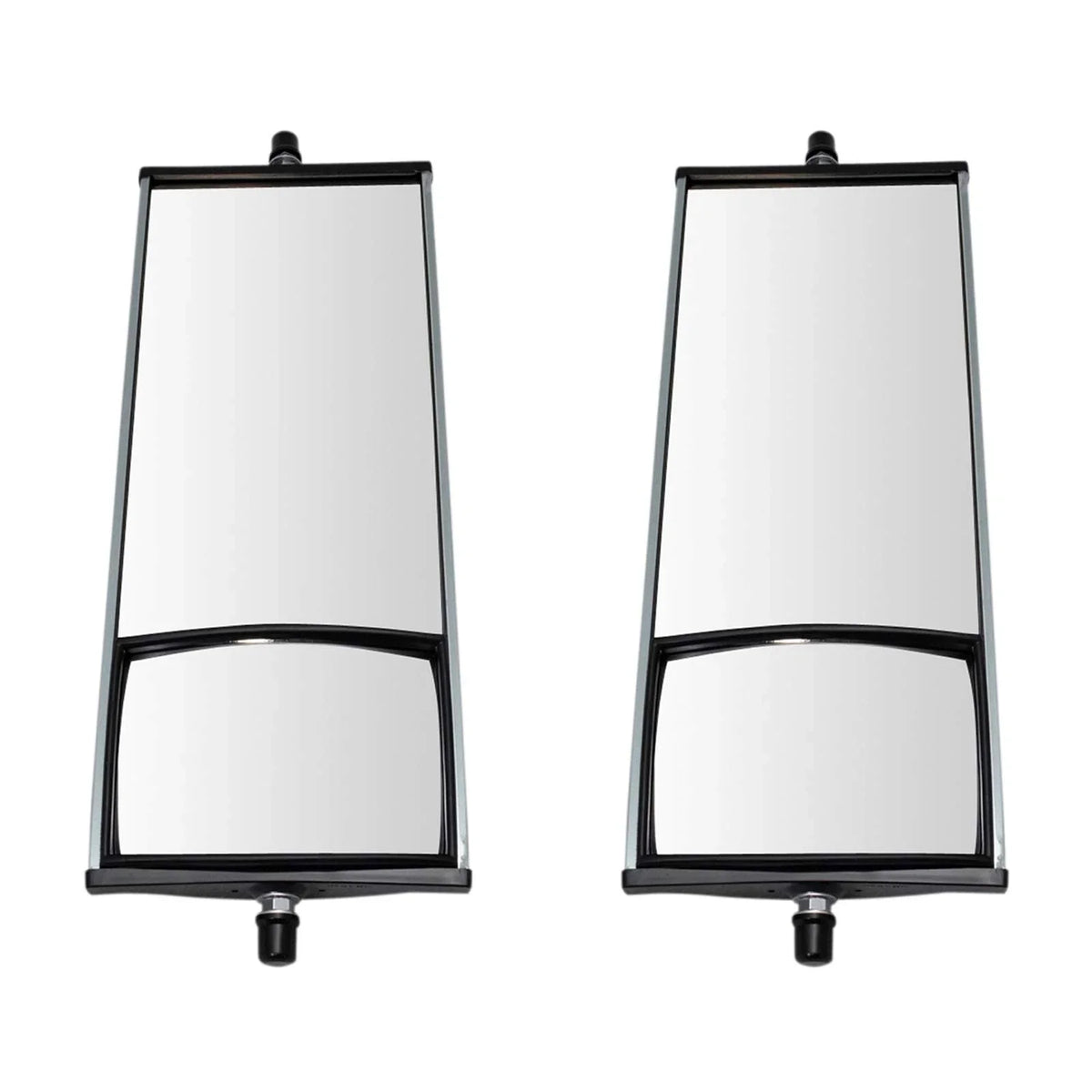 x 16" Aluminum Truck Mirror select: TRQ 6.5" NPR w/ ISUZU MRA64341 1986-2009,2011-2017 Coast Glass HD Fits for Semi West Pair Convex