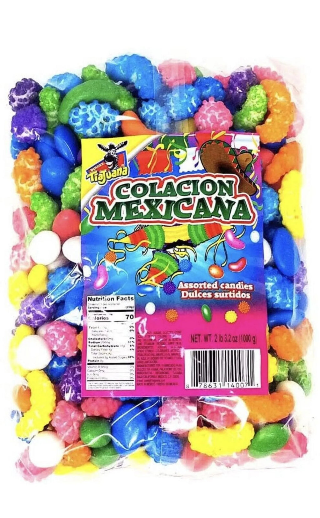 Colacion/ Candy X Mexican 2 Confection Bag candy 2.2lb