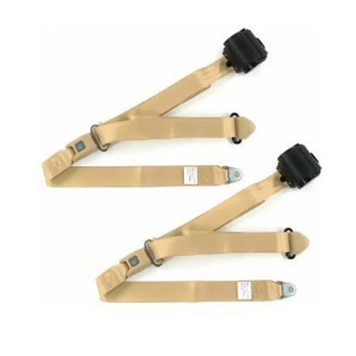 Belts - Point 1979-1987 Seat Bucket for with 698563 Retractable 3 Eagle Tan SafeTboy Bracketry 2 Airplane Belt AMC Kit