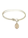 in Gold-Filled Hook Oval inch Bangle Tours 3/4 5 Eye of St. w/ Bracelet Martin