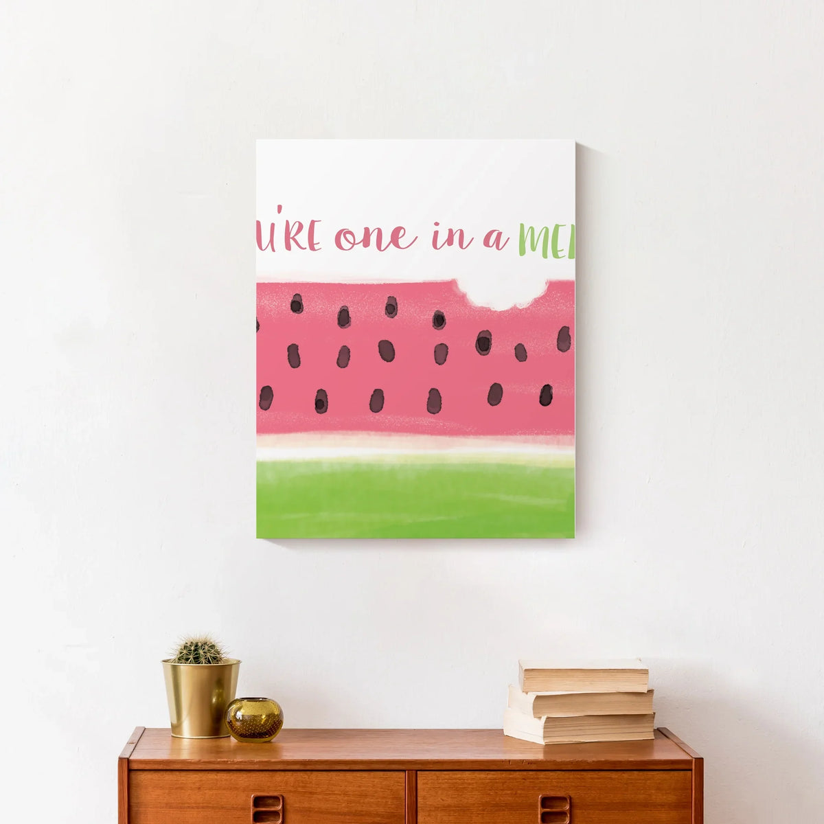 One A Art Products in Melon 16x20 Canvas Wall Creative