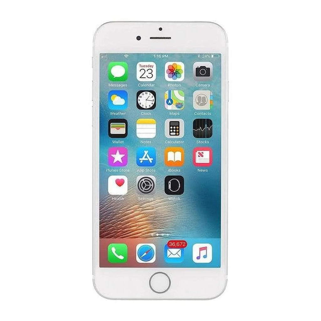 (Refurbished) iPhone Silver Restored T-Mobile Apple 6s 32GB, -