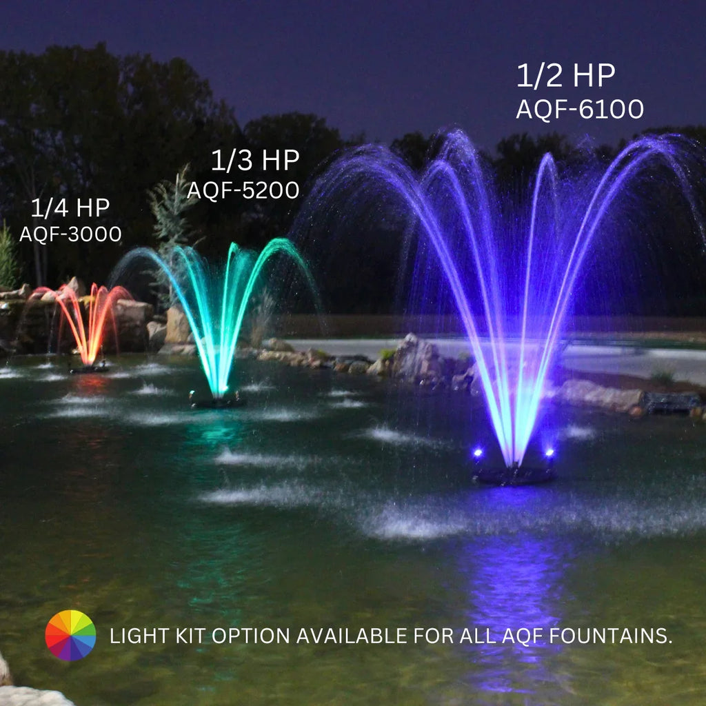 | Aeration | for HP Floating foot 9 Ponds PONDS | 100 Cord Patterns OFF | Surface HALF Fountain AQF6100-100 1/2