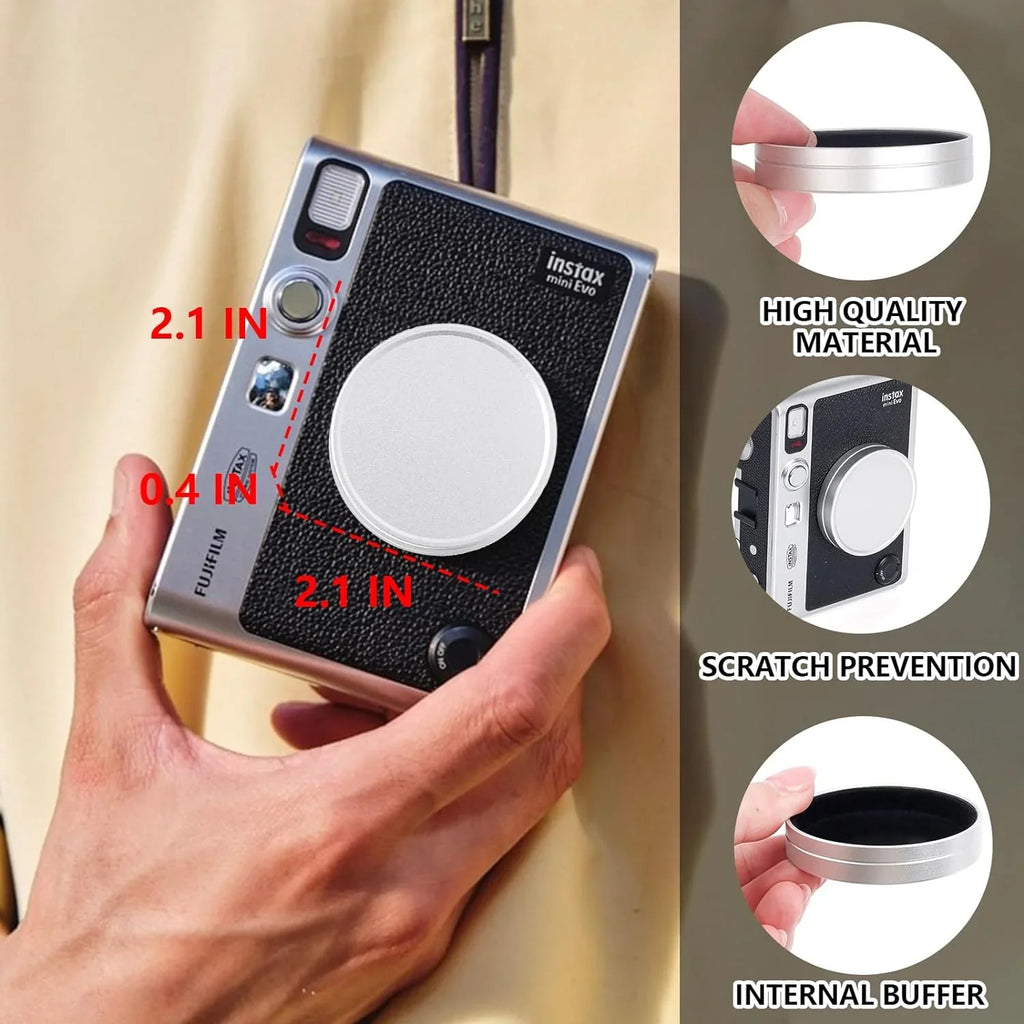 Instax for Evo Evo for with Mini Instant Lens Camera Accessories Fuji Fujifilm Mini Lens Cap, Mini Picture Cap