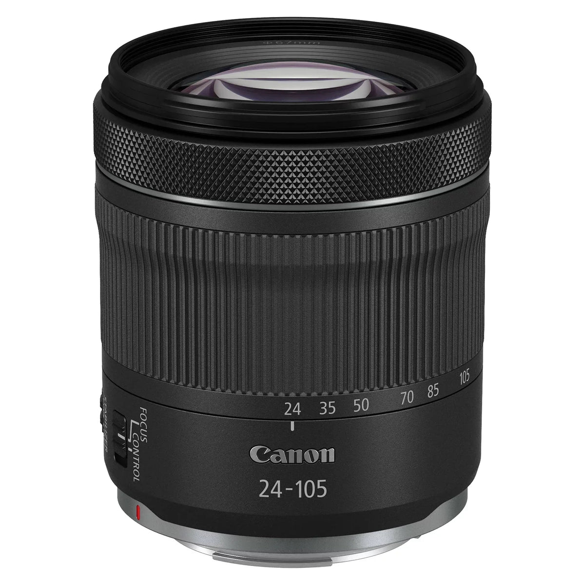 Camera Accessory Lens LED EF 75-300mm + 24-105mm Bundle Mark with Flash + Card II Case ZeeTech + Adapter 128GB Memory EOS SanDisk RF Mount + R6 Canon + + Mirrorless