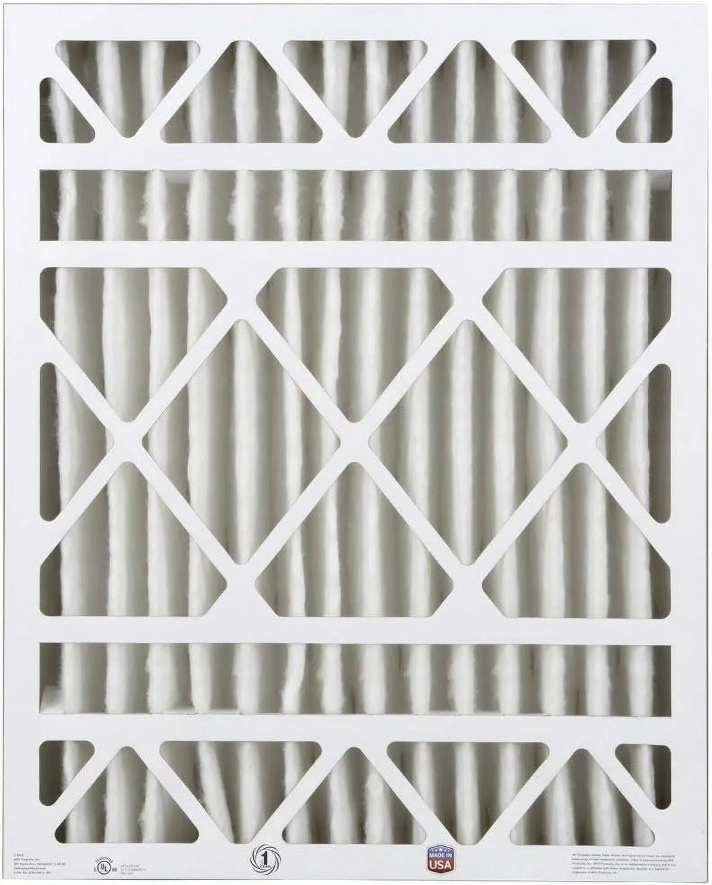 BestAir Allergens 100%, 20" Honeywell 4", 13, Pack Removes & Models, Air Fits of HW2025-13R MERV 25" x 3 AC Furnace For Filter, x Contaminants,