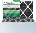 Eliminator Activated Filterbuy HVAC Air (12-Pack) MERV 8 with Filters Odor AC Carbon Furnace 20x23x1 Pleated
