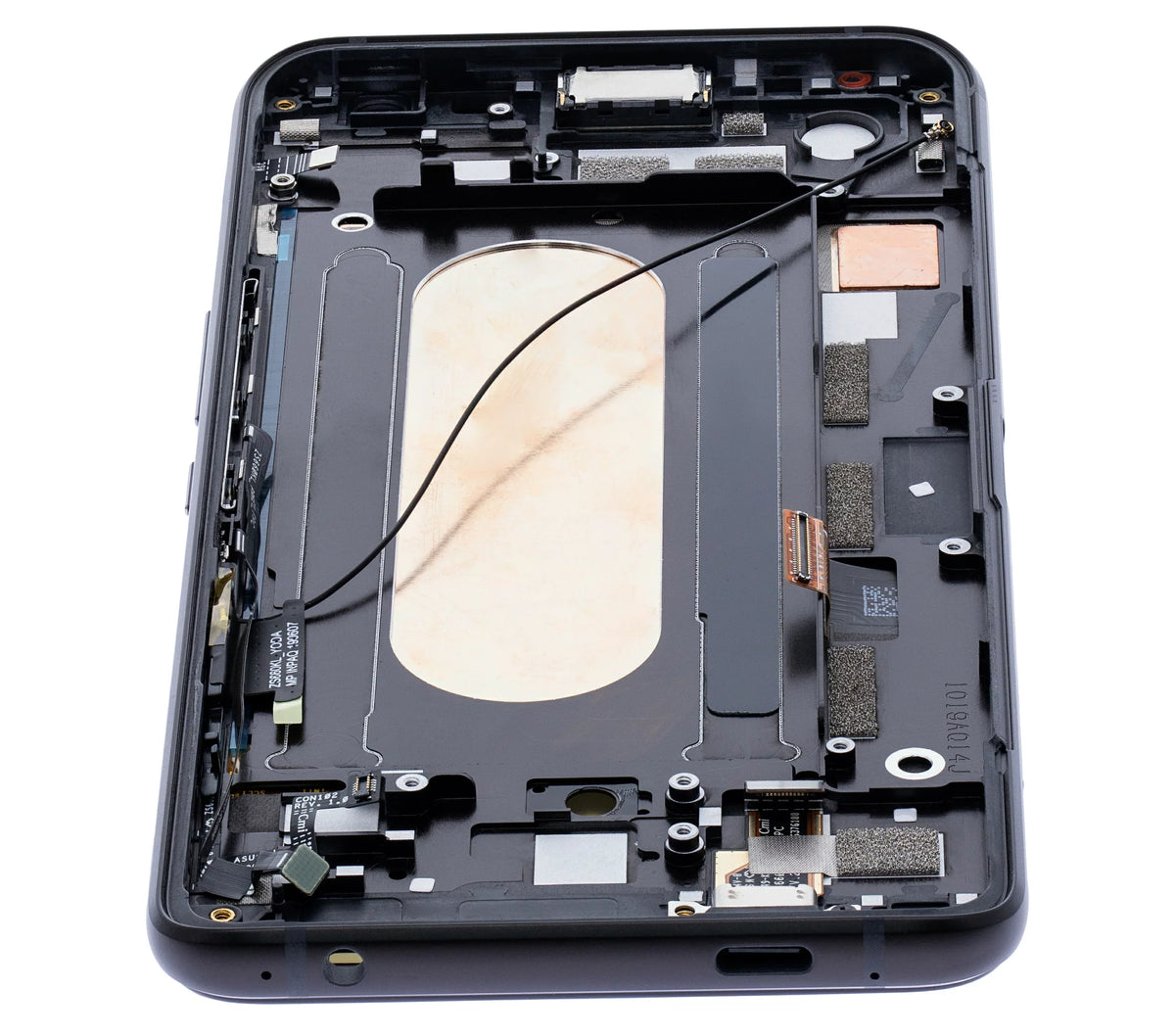 Phone ROG 2 For Asus (Refurbished) OLED Compatible (Matte Assembly (ZS660KL) Replacement Frame Black) With