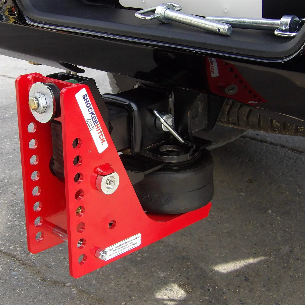 SH-620-250 Hitch Air Hitch Shocker 2.5 Hitch, Combo, Inch Shocker