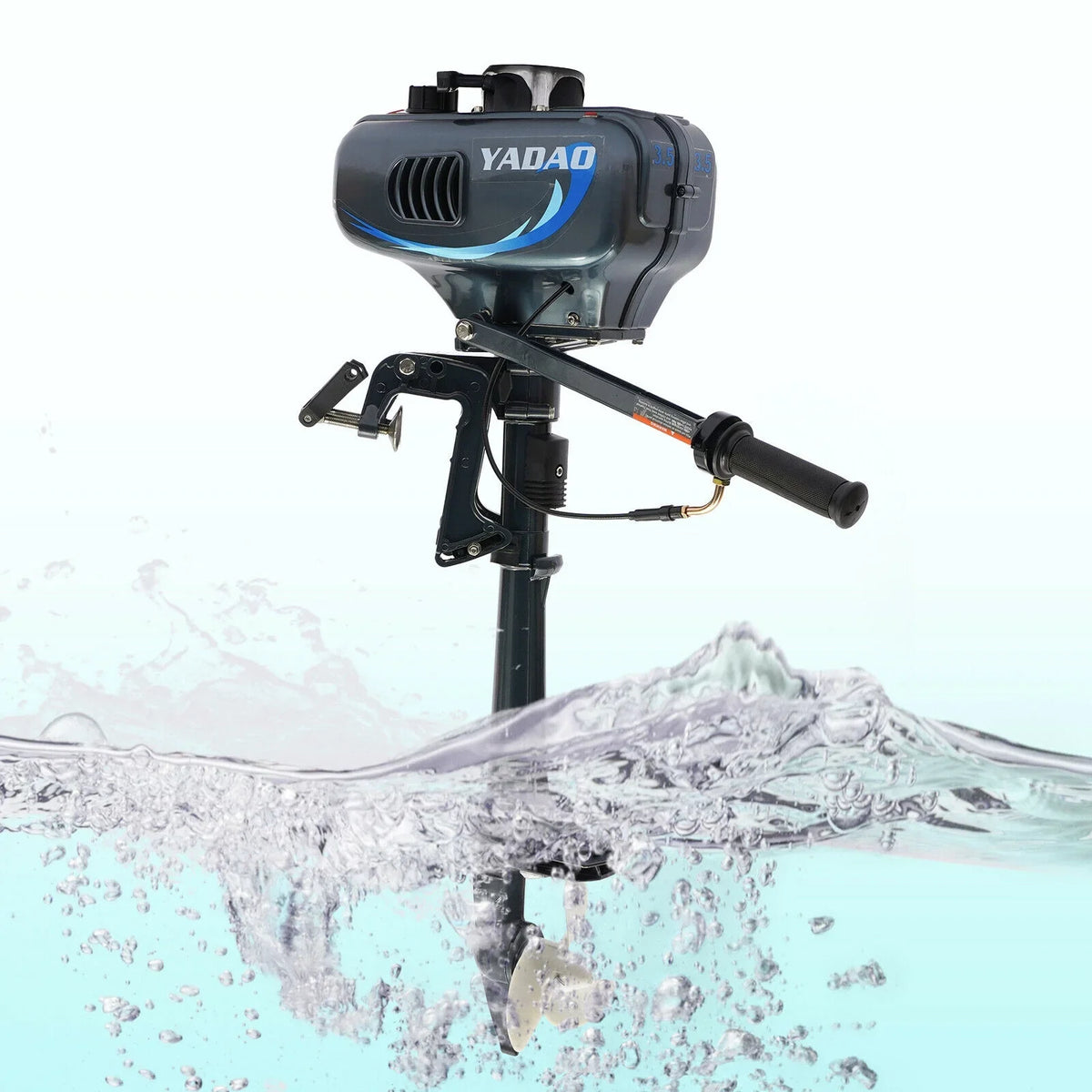 HP Water Engine Boat 3.5 Boat Motor Fishing Engine 2-Stroke with System Cooling Outboard