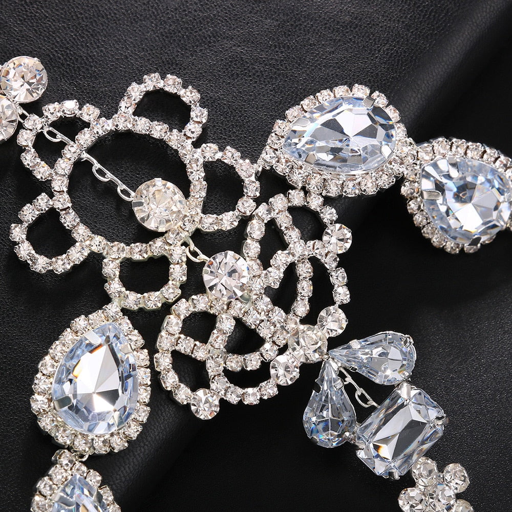 Chain Face Masquerade Hair Halloween Tassel Party Mask Women for Mask Crystal Jewelry Rhinestone Face