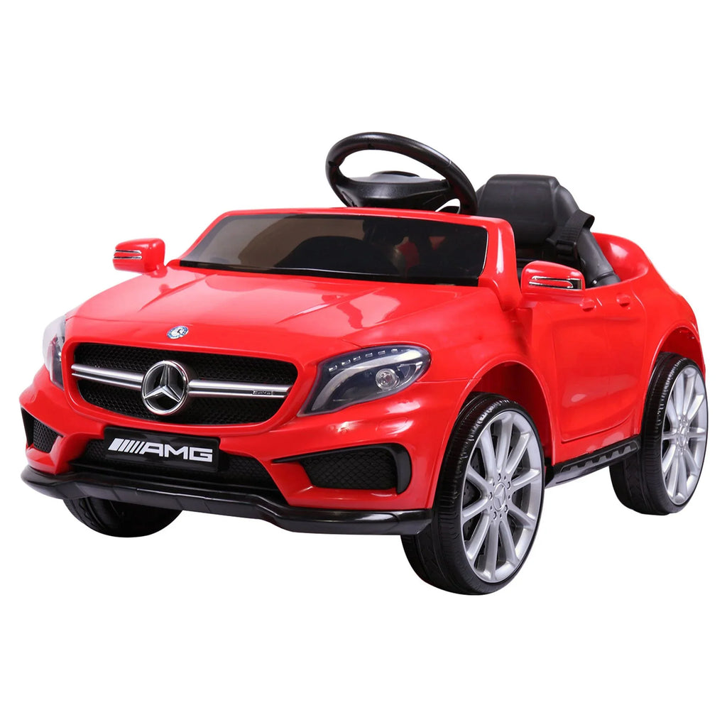 Licensed on Remote Music Age Car Red Kids Child, Control Mercedes Lights Ride 6V Benz W/ TOBBI 3-6