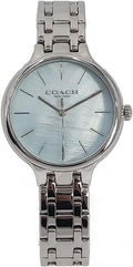 Women's Coach Josie Steel Watch Stainless Dial Tone Blue 14504054 Silver