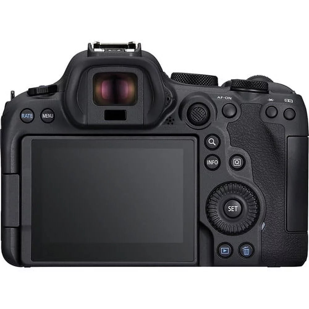 '+ LPE6 (5666C011) + Card with Corel R6 Mark Reader Memory Lens External Camera Card Software 24-105mm Photo + f/4 II + Canon + Case + + More EOS Mirrorless Charger Battery 64GB