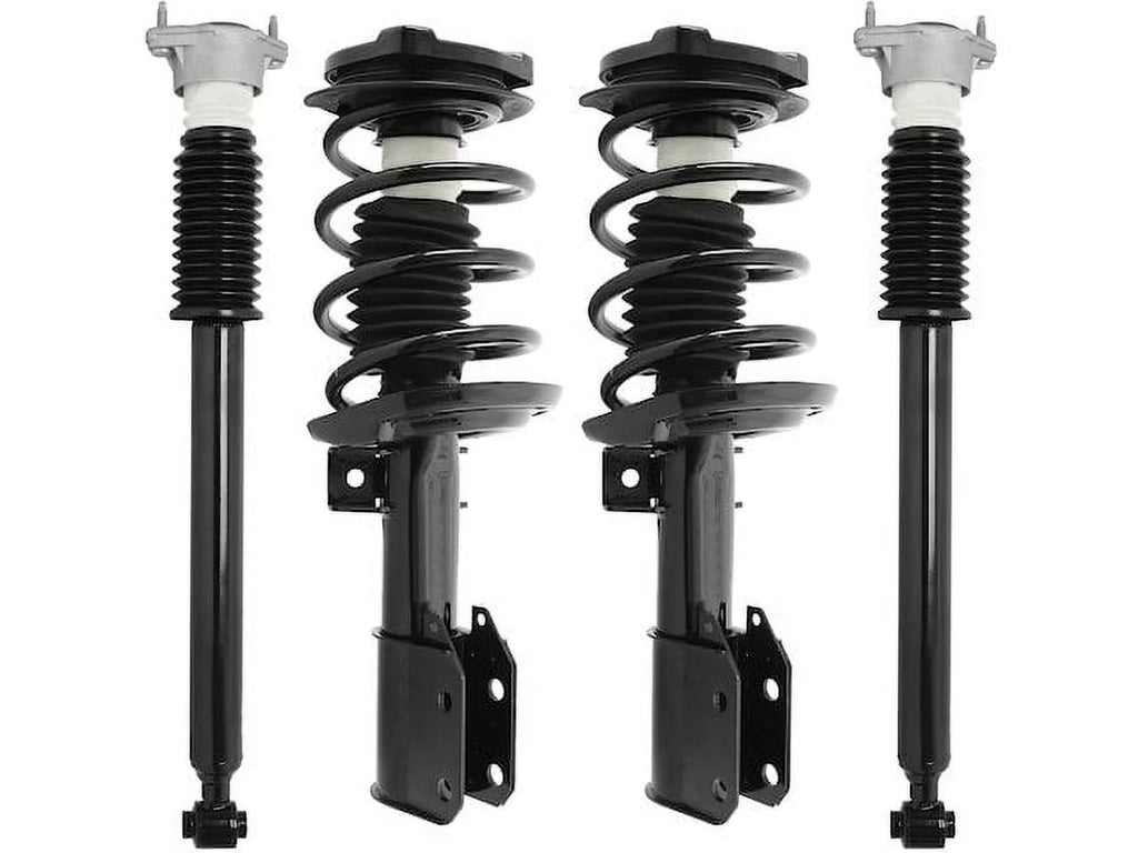 Coil 2011 2014 - with 2010 Spring 2008 Assembly Compatible Front Piece (without - - Suspension) 2013 Absorber C300 AWD and Mercedes-Benz 4 2009 Shock and Rear Electronic 2012 Kit Strut
