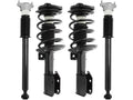 Coil 2011 2014 - with 2010 Spring 2008 Assembly Compatible Front Piece (without - - Suspension) 2013 Absorber C300 AWD and Mercedes-Benz 4 2009 Shock and Rear Electronic 2012 Kit Strut