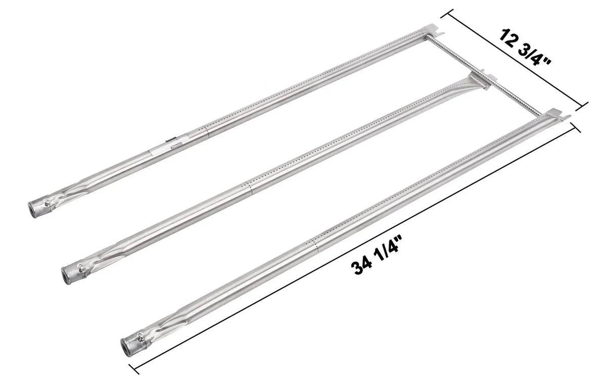 Burner (2007-2010), E310 67820 E320 Set Grill Stainless EP320 Genesis 300 Genesis Tube Side Control Grill Grills for Series S320 67722 with EP310 Weber Replacement Knobs, S310 Burner 34-1/4 Inch Steel