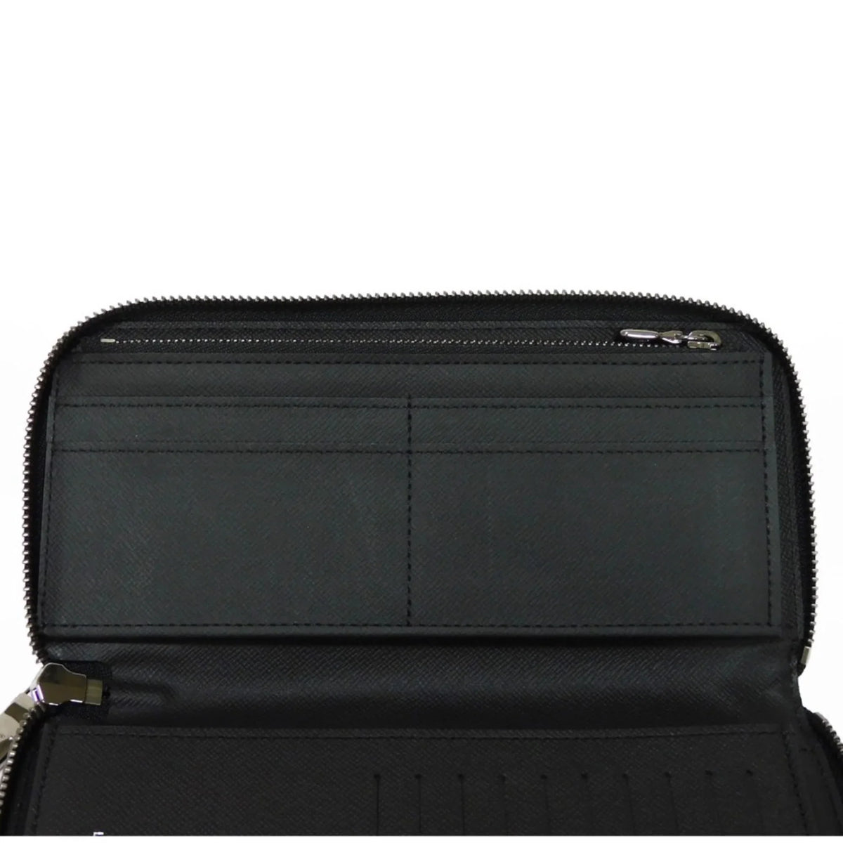 Zippy (Good) Billfold LOUIS Vertical Pre-Owned Eclipse VUITTON Round Long Logo Noir M62295 Zipper Monogram Men's Wallet LV