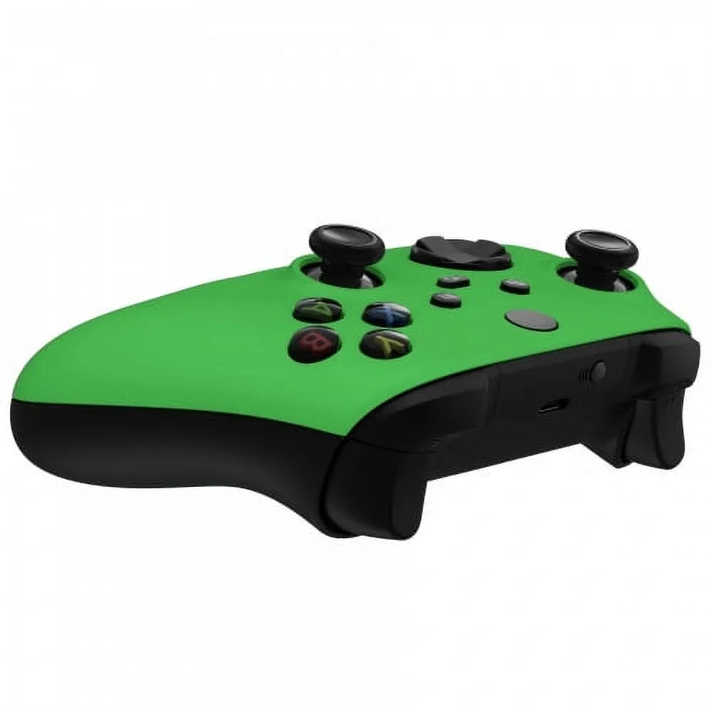 Xbox "Soft X UN-MODDED Custom (with Unique 3.5 Green" One Controller Design jack)