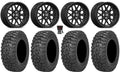 Tires 14" 2.0 RZR Trail Sportsman Valor 30" V03 Black Wheels Saw Ranger