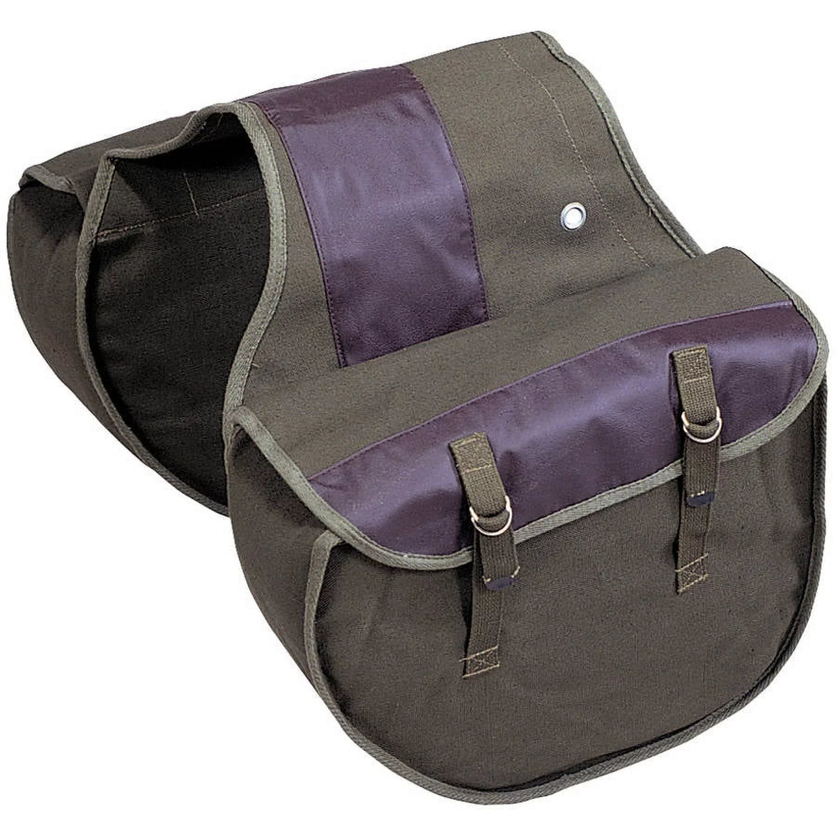 Stansport Black Bag, Canvas Saddle Onyx