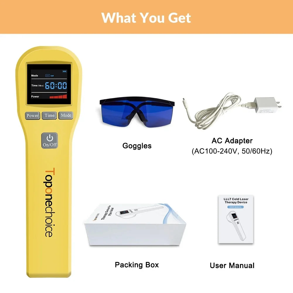 808nm,Cold Device,for Laser Toponechoice Animal,Handheld Pain Relief,for Dog 650nm Therapy Cat
