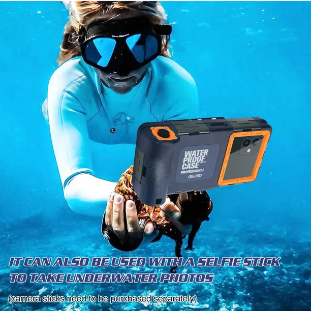 LCD all Phones 6.9 Case Inch [15m/50ft] Diving Photo Swimming And Waterproof Video Housing Lanyard Snorkeling Neo Underwater Professional Up Surfing to Tecno for Protective with Pova UrbanX