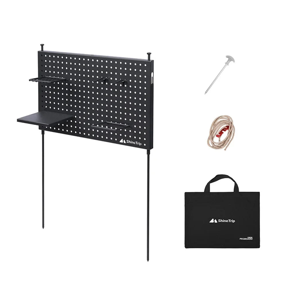 BBQ Cups Radirus Multifunctional for Camping Display Bowls Rack, Portable Shelf Hole Picnic and Storage Board