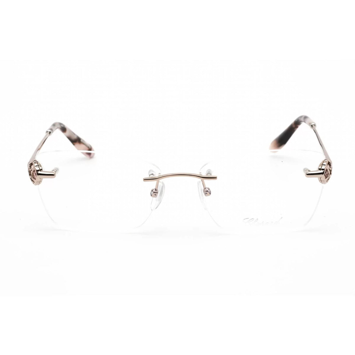 Rose Metal Women's Chopard 0A39 VCHF86S Shiny Gold Eyeglasses