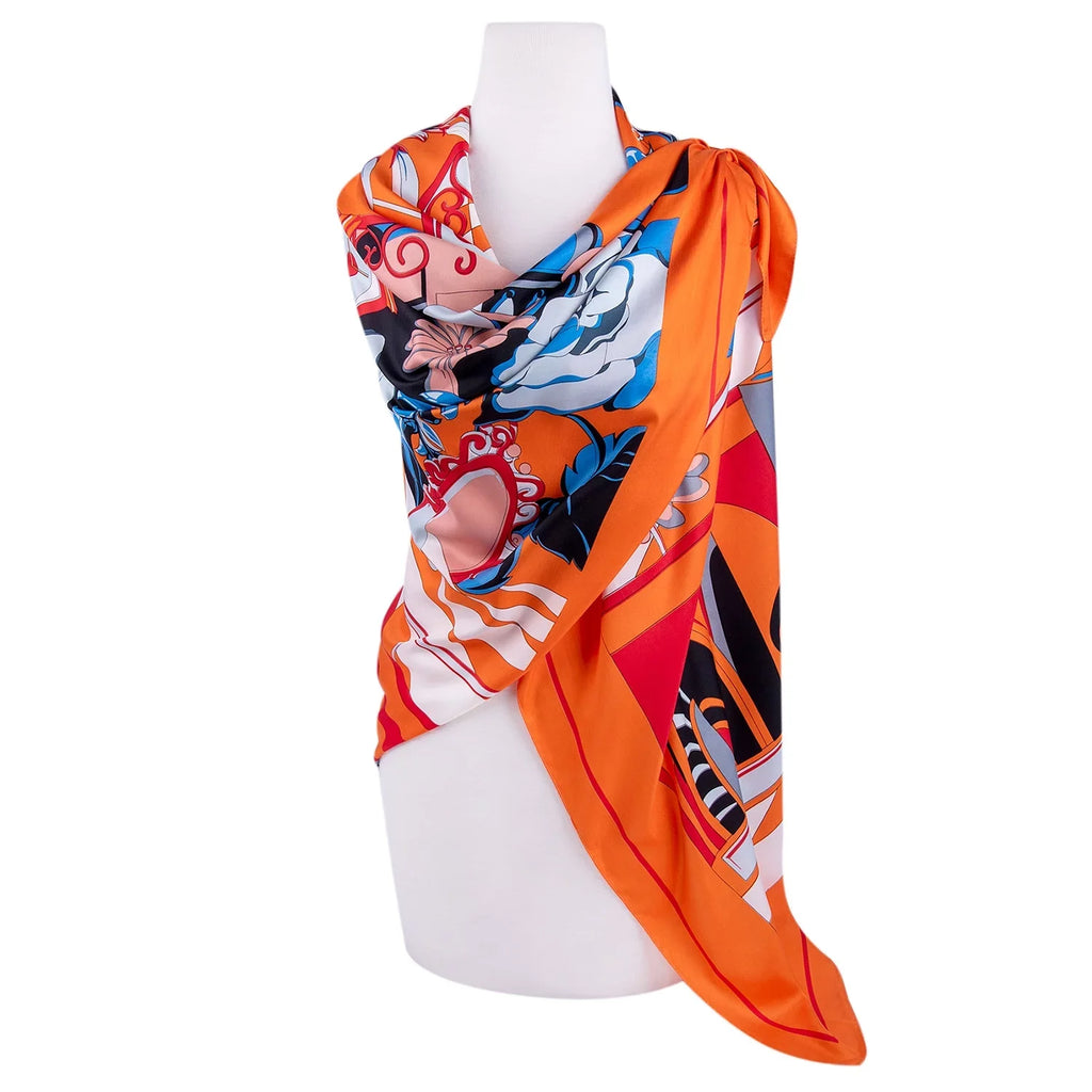 Illusion for Wrap * Shawl cm) GOODS STP Women 130 Tops Wedding Fashion (130 Silk Scarf and Travel for Shawl Shawl Evening 51x51''