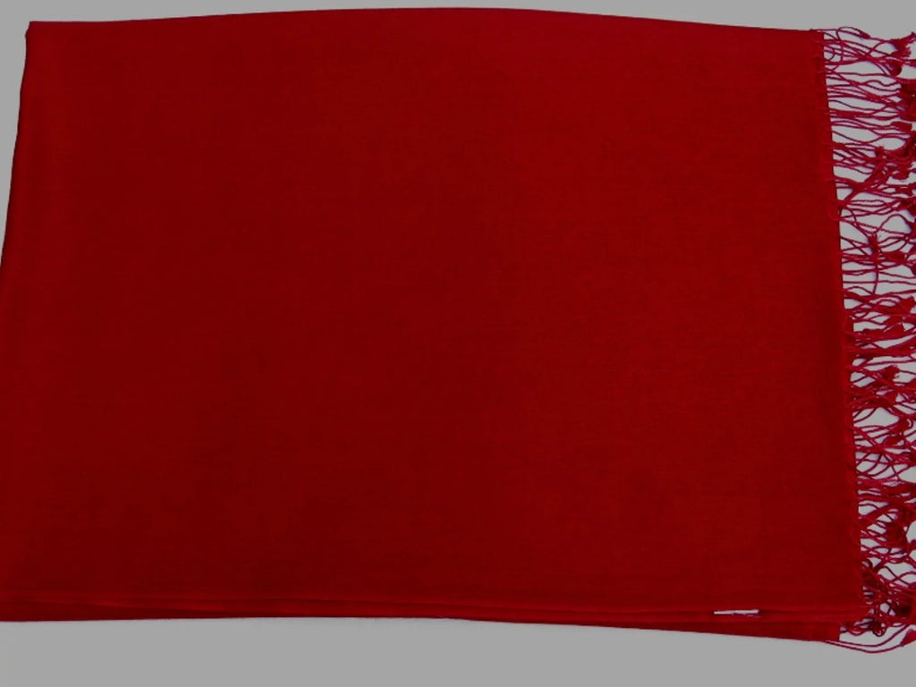Shawl) (Wine Shawl/Cashmere Scarf/Wool/Silk Shawl/Shawls/Scarf/Scarves/Wrap/Stole/Muffler/Cape/Ruana/Blanket/Throw/Pashmina Red Regular