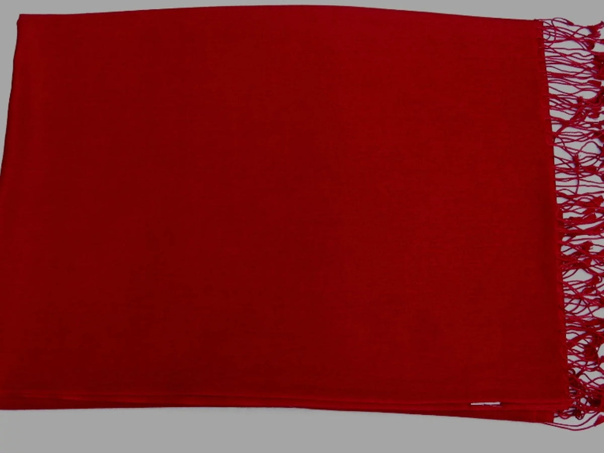 Shawl) (Wine Shawl/Cashmere Scarf/Wool/Silk Shawl/Shawls/Scarf/Scarves/Wrap/Stole/Muffler/Cape/Ruana/Blanket/Throw/Pashmina Red Regular